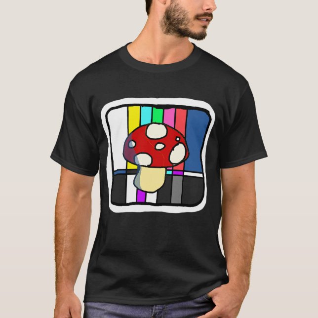 T-shirt Erreur TV du champignon (Devant)