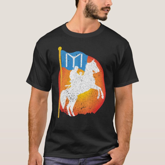 T-shirt Ertugrul Gazi Cheval Kayi Drapeau Ertugrul Bey (Devant)