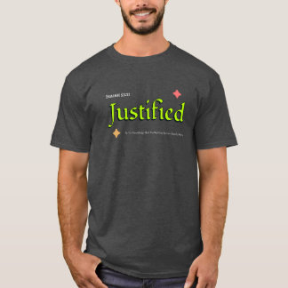 T-shirt Ésaïe justifiée 53:11 Chrétien