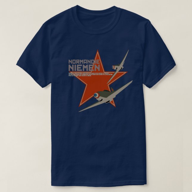 T-shirt Escadron de Chasse 2/30 Normandie-Niemen (Design devant)
