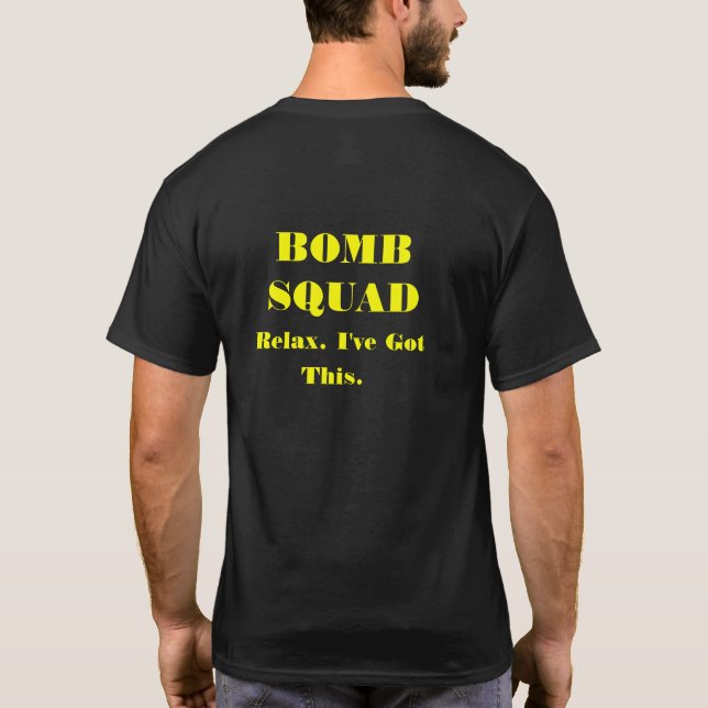 T-shirt Escadron de la mort : Détendez juste (Dos)
