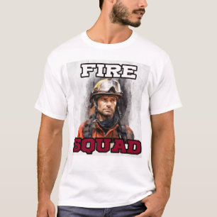 T-shirt Escadron de la police de Secourt incendie