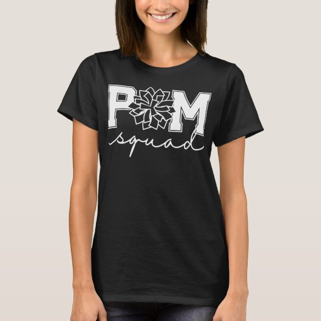 T-shirt Escadron de la Pom pour la danse Esprit d'allégres (Devant)