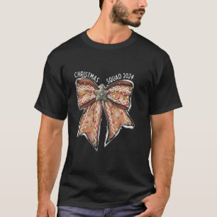 T-shirt Escadron de Noël 2024 Bow Coquette Noen