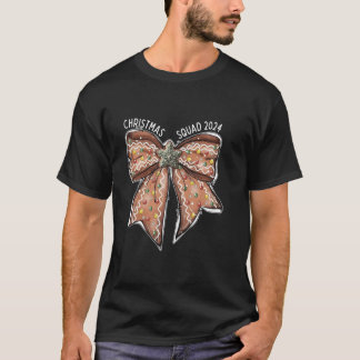 T-shirt Escadron de Noël 2024 Bow Coquette Noen