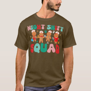 T-shirt Escadron de quart de nuit Nuit Infirmière en pain