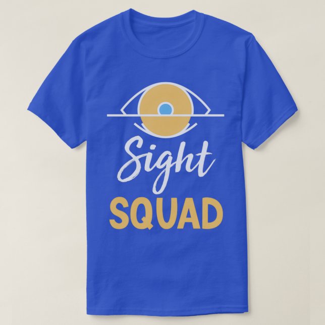 T-shirt Escadron de vision Optométriste Cadeau Optométrie  (Design devant)