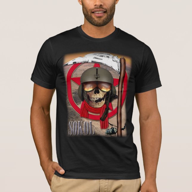 T-shirt Escadron d'hélicoptère de SOKOL (Devant)