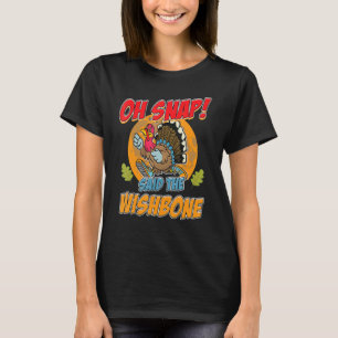 T-shirt Escadrons d'action de grâces Oh Snap Turquie Wishb