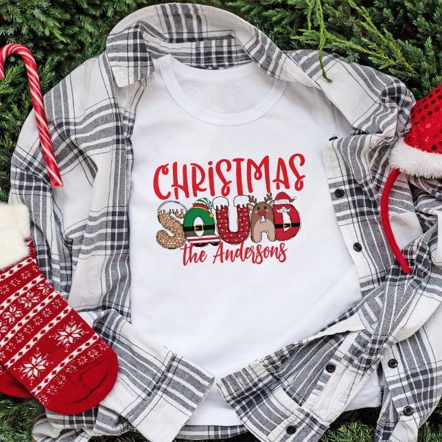T-shirt Escadrons de Noël personnalisés Chemises de Noël d (Créateur téléchargé)