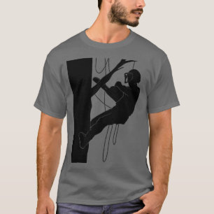 T-shirt Escalade Arbre Arboriste de coupe Arbre