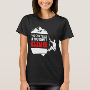 T-shirt Escalade Bouldering Climber Mountain Climber Rock