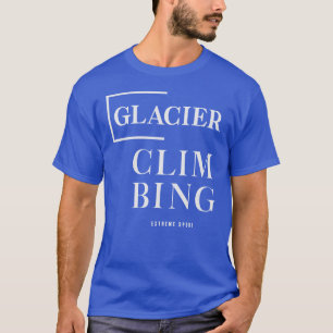 T-shirt Escalade de glacier sport extrême