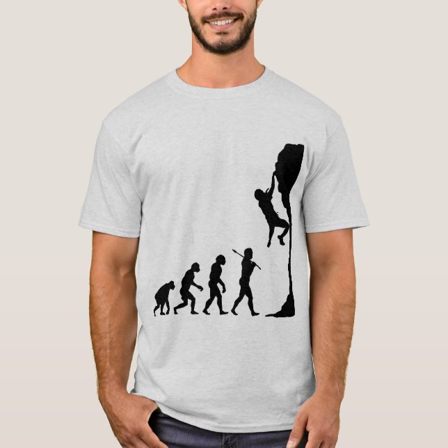 T-shirt Escalade de roche (Devant)