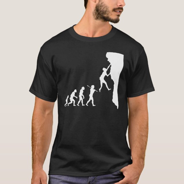 T-shirt Escalade de roche (Devant)