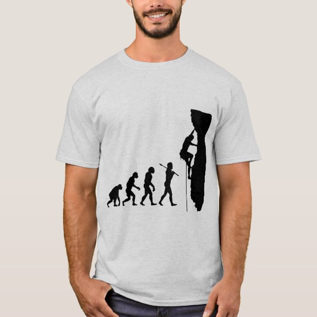 T-shirt Escalade de roche (Devant)