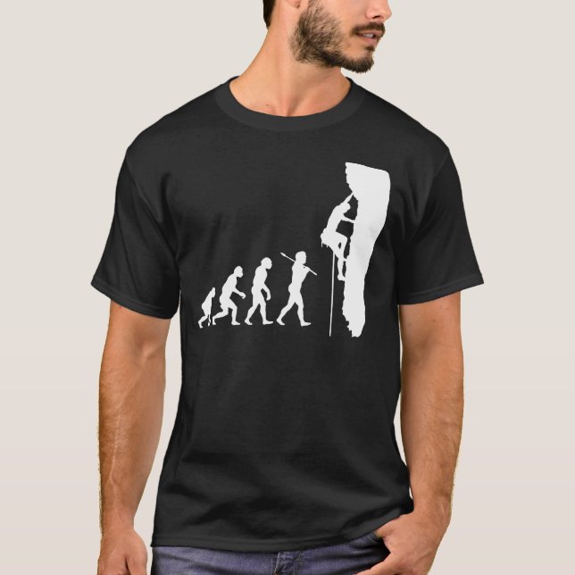 T-shirt Escalade de roche (Devant)