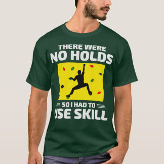 T-shirt Escalade de roche Bouldering intérieur mur grimpe