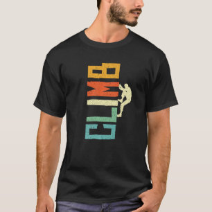 T-shirt Escalade de roche Bouldering Monts Climber P