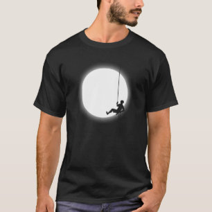 T-shirt Escalade et Pleine lune