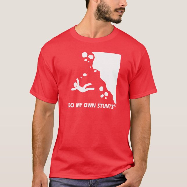 T-shirt Escalade mes propres cascades (Devant)