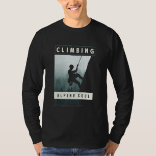 T-shirt Escalade Plus Qu'Un Sport D'Alpinisme Roc