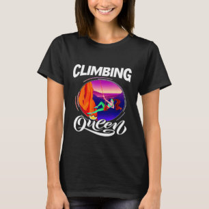 T-shirt Escalade Queen - Conception Escalade colorée