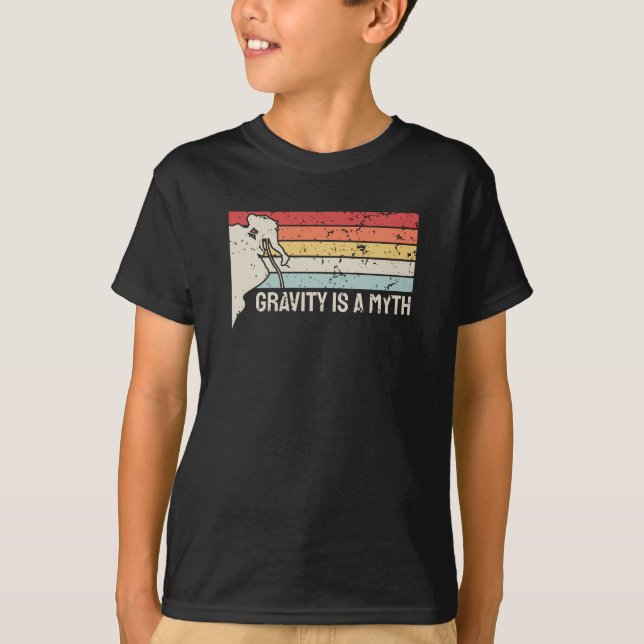 T-shirt Escalade rocheuse Vintage (Devant)