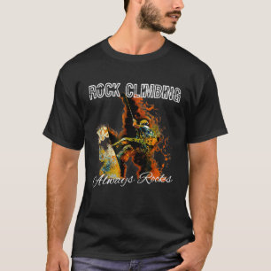 T-shirt Escalade rock toujours roches