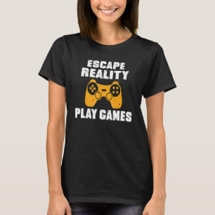 T-shirt Escape Reality Jeu de jeux