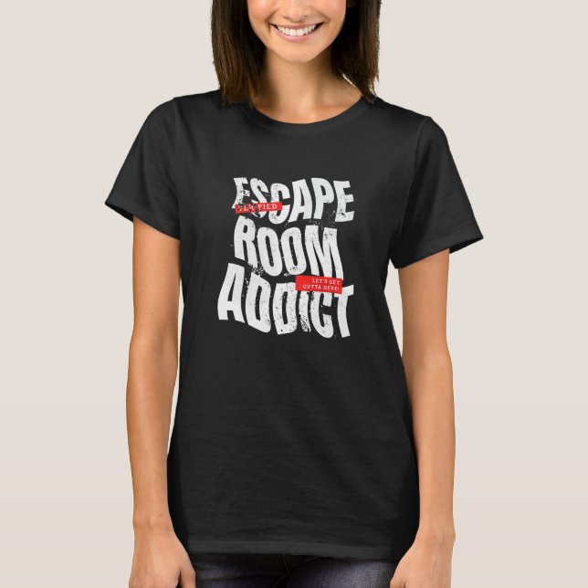 T-shirt Escape Room Addict Urban Style (Devant)