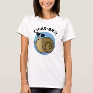 T-shirt Escar-bro Amusant Français Escargot Snail Pun