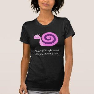 T-shirt Escargot rose et pourpre triste : Torrent de la