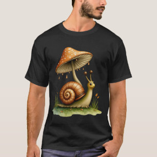 T-shirt Escargot sous champignon