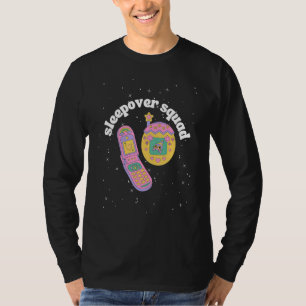 T-shirt Escouade de la fête de bois Pastel 90s Téléphone S