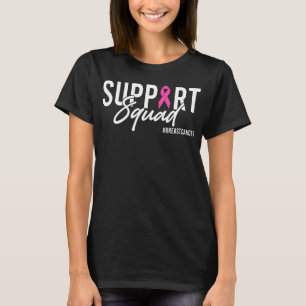 T-shirt Escouade de soutien au cancer du sein, mère surviv
