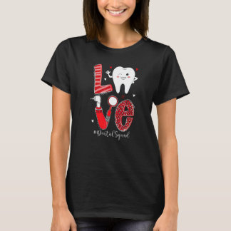 T-shirt Escouade dentaire Leopard Dentiste Hygiéniste Dent
