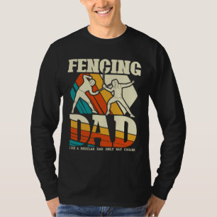 T-shirt Escrime papa Drôle épée Sabre Epee Fencer Père
