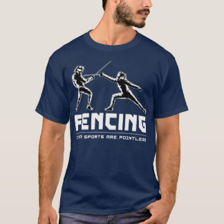 T-shirt Escrime Sage Sage Sword Fencer Combattre l'escrime