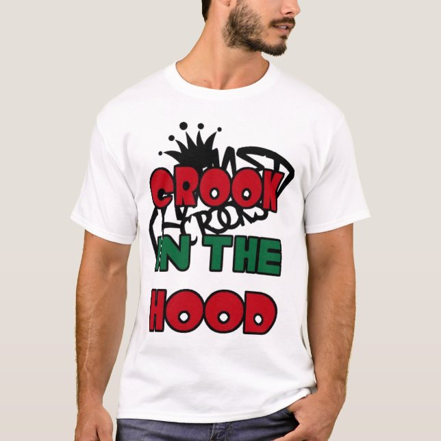 T-SHIRT ESCROC DANS LE CAPOT (Devant)