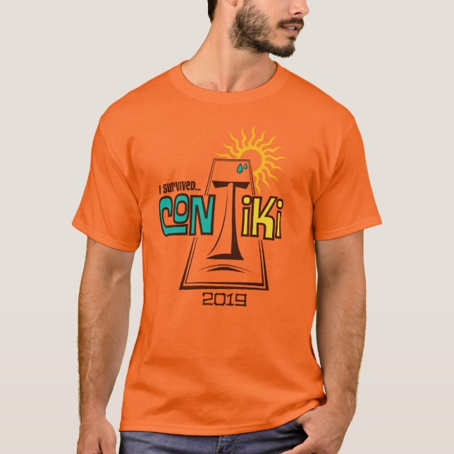 T-shirt Escroquerie-Tiki 2019 (Devant)