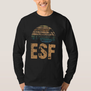 T-shirt ESF Vintage Sunset en détresse