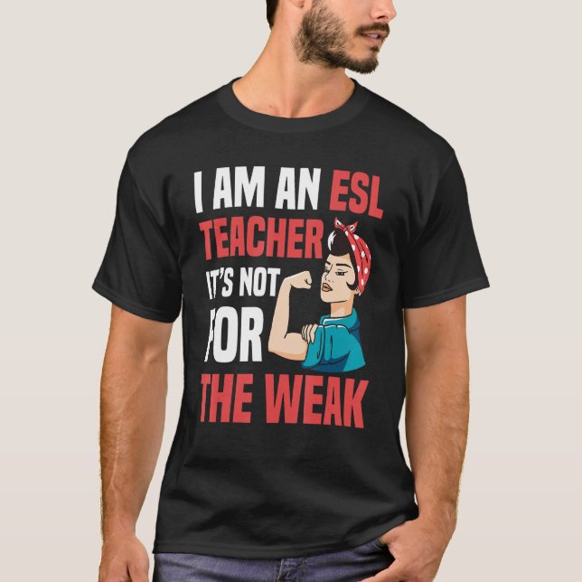 T-shirt ESL Teacher English Second Language Instructor Wom (Devant)