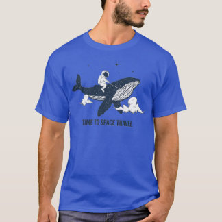 T-shirt espace baleine