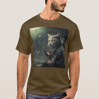 T-shirt Espace de pêche au chat