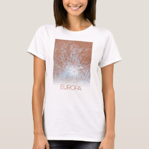 T-shirt Espace Extérieur, Cosmos, Système Solaire, Lune Eu