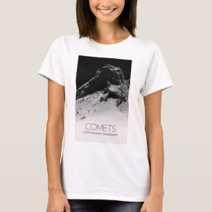 T-shirt Espace Extérieur, Système Solaire, Cosmos, Comètes