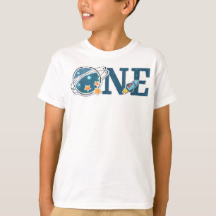 T-shirt Espace extra-atmosphérique 1 an Anniversaire Graph