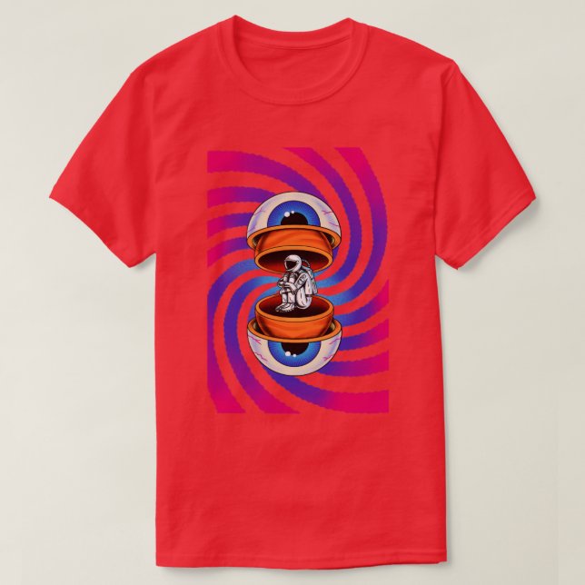 T-SHIRT ESPACE PSYCHÉDELICS (Design devant)