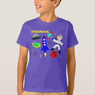 T-shirt Espace Whimsy sympa Thème Personnalisé